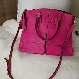 Dooney and Bourke Clayton satchel violet